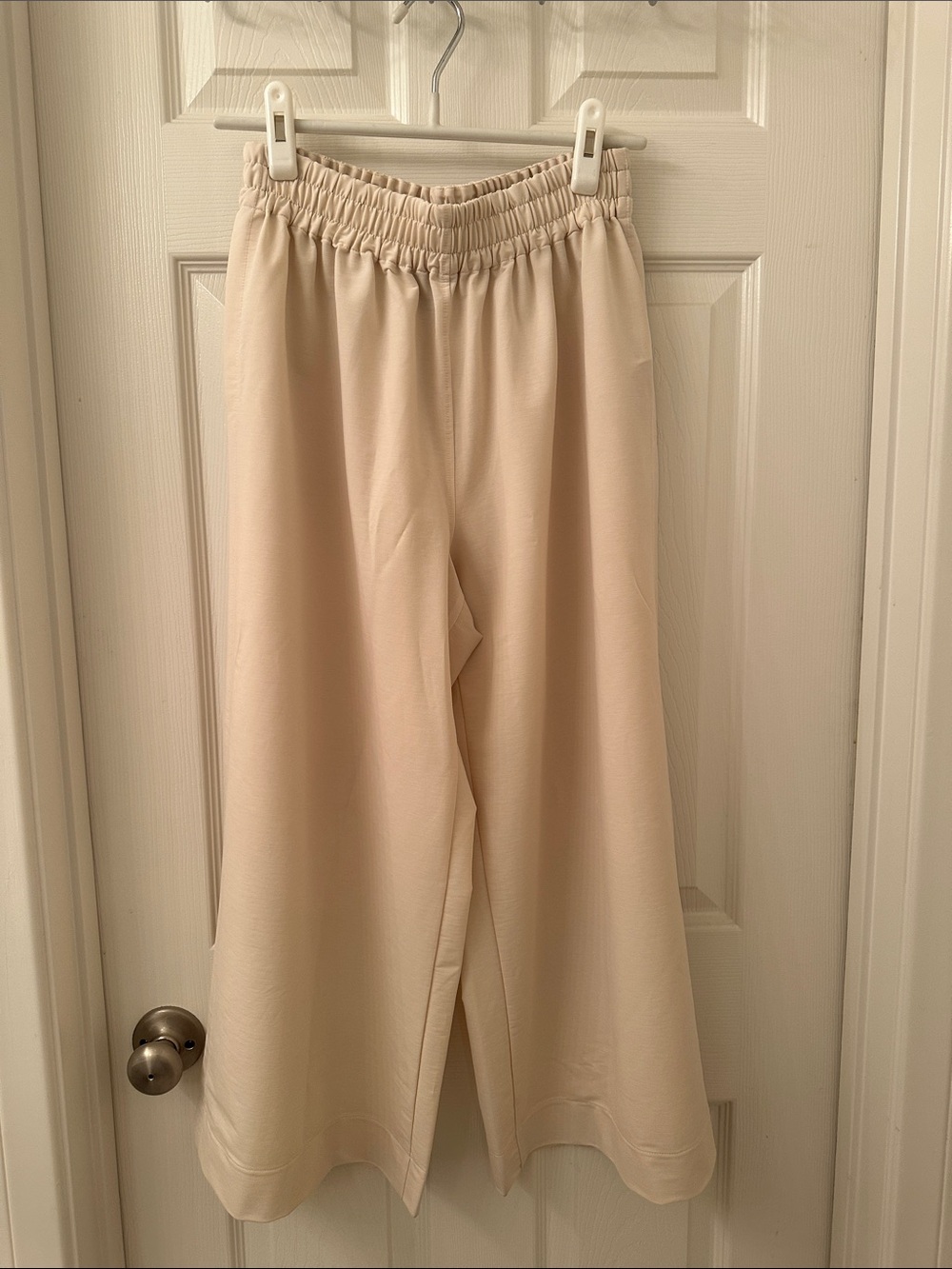 Cos Cream Wide-Leg Pull-On Pants